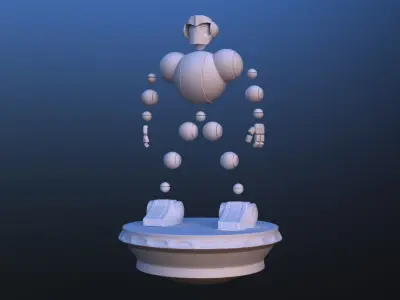 Robot Vectorman 3D model