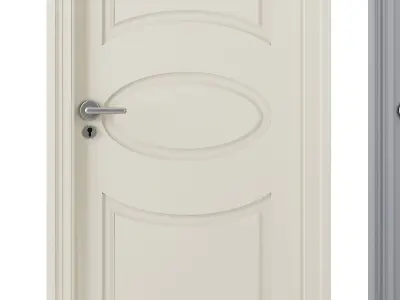 interior door set3 3D model