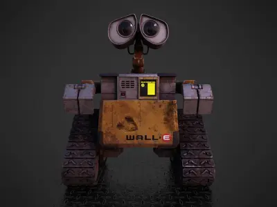 Wall-E PBR Game Ready Low-poly 3D model