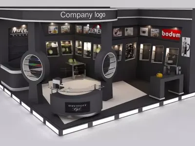 Exhibition Booth ideas  3D model