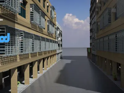 TW Street 003 3D model