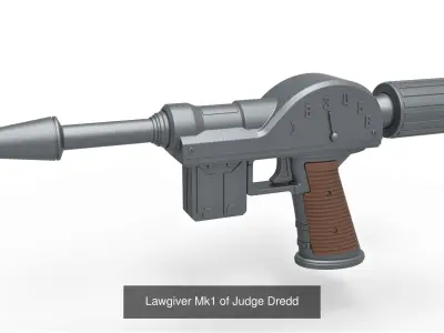 Custom Dredd 3D Model Pack