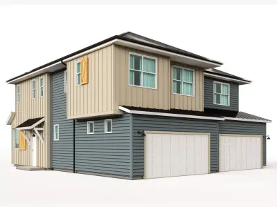 Single Family House-1 3D model