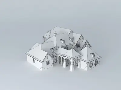 Mansion house Free 3D model