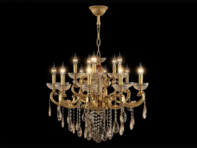 727152 Zar Osgona Chandelier 3D model