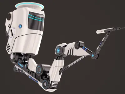 Robotic Arm Stylized 3D model