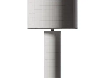 Loyola Concrete Table Lamp 3D model