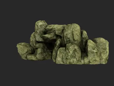 Rock Pack vol 6 Low-poly 3D model