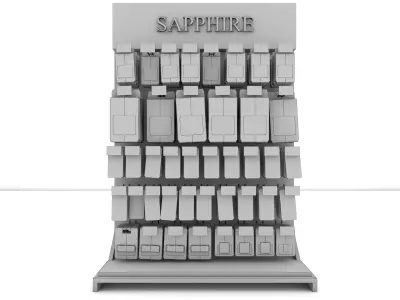 Electronics Display Stand 3D Model MAX FBX OBJ 3D model