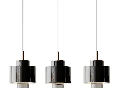 Ceramic Pendant Light by Eric Willemart 3D model