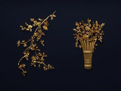 Collection Decor Set  01 3D Model Pack