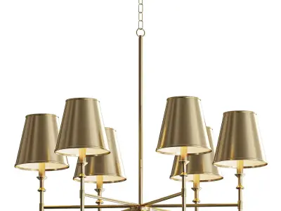 Barwon 6 Light Chandelier 3D model