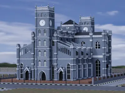  Cathedral Church of Christ Marina Lagos  3D model