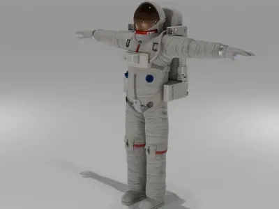 SPACE ASTRONAUT  3D model