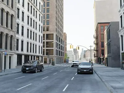 New York Block 4 Low-poly 3D model