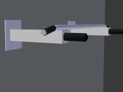 Bar bell Free low-poly 3D model