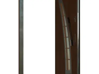 Angelica in Swamp Oak Door 3D model
