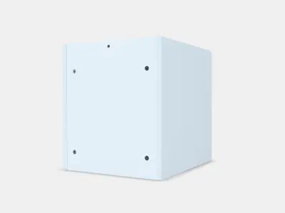 NORDLI Modular chest of 2 drawers Low-poly 3D model