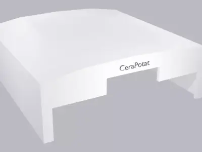 3d Printed Medium Aircraft Hanagr 1-400 scale 3D print model