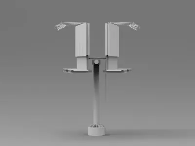 Billboards Collection billboard stand Low-poly 3D model