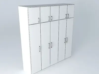 Closet doors 5 Free 3D model