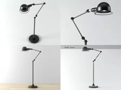 Atelier Task Floor Lamp 3D model
