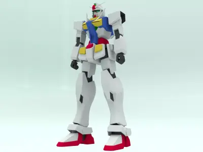 GN-000 O Gundam Typ-ACD 3D model