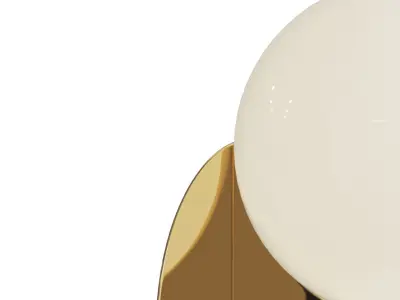 Brass Architectural DS150 Wall Light 3D model