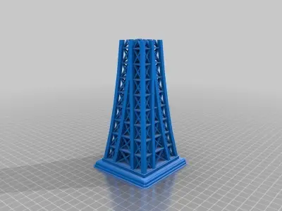 615 mm Eiffel Tower Free 3D print model