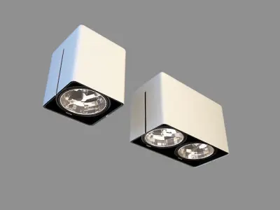 Set of lighting 3D model