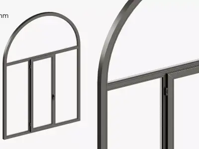 Arched window 3D model
