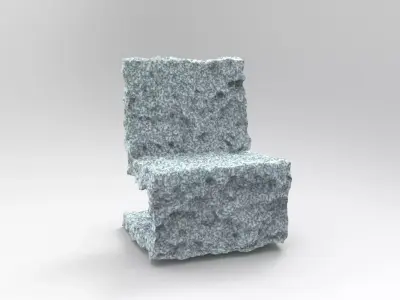 Simple Seat Urban exterior 3D model