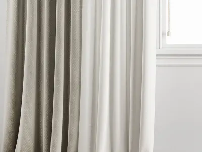 Curtain 166 3D model