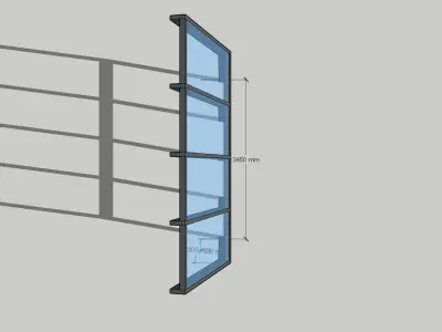 Glass roof 3D model