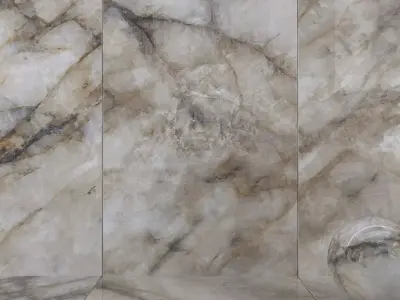Wall Tiles Museum Crystal Thunder 160x320 Set 2 Texture
