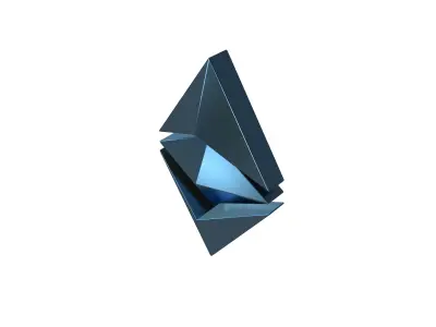 Ethereum Classic v2 006 Low-poly 3D model