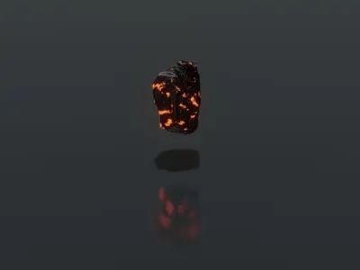 Coal Charcoal 3D model