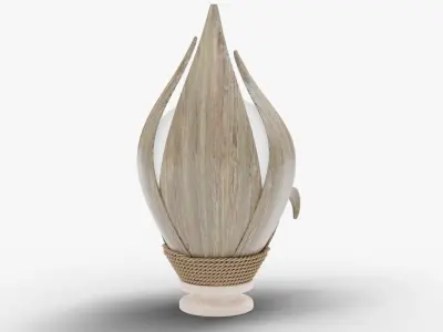 Bedside Table Lamp 3D model