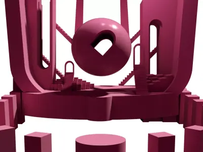 no tears left to cry - Ariana Grande 3d model of visual 3D model