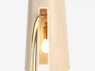 Vladimir Kagan 2080 Cygnet Floor Lamp 3D model