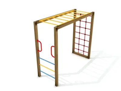 Kids Game Play Equipment 024 Climber Low-poly 3D model