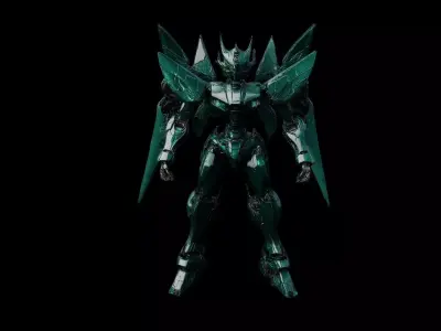 Robots Pack 6 Low-poly 3D model