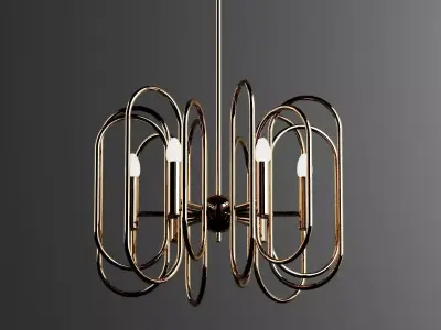 Ceiling light 3D model 38