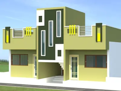 House design in hyderabad 3D model