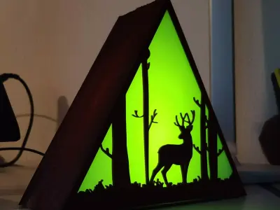 DEER LAMP 3D print model