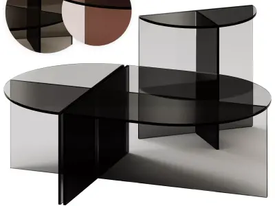 Fifty Tall Coffee Tables by Sebastian Scherer 3D model