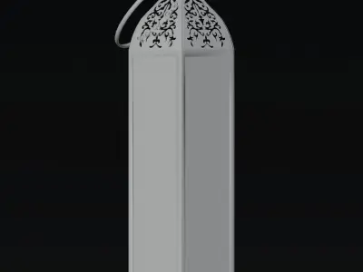 Moroccan Lantern Low-poly 3D model