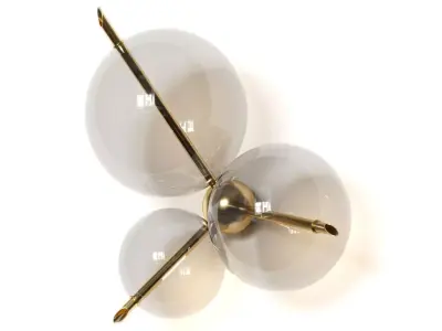 Silvio Mondino Chemistry Lune Wall Lamp 3D model