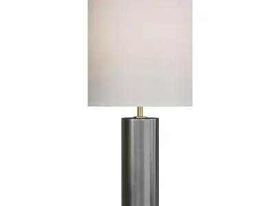 CYLINDER ACCENT USB TABLE LAMP Low-poly 3D model