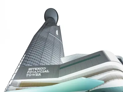BITEXCO FINANCIAL TOWER Low-poly 3D model